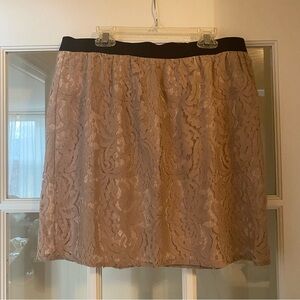 Ann Taylor Loft lace skirt